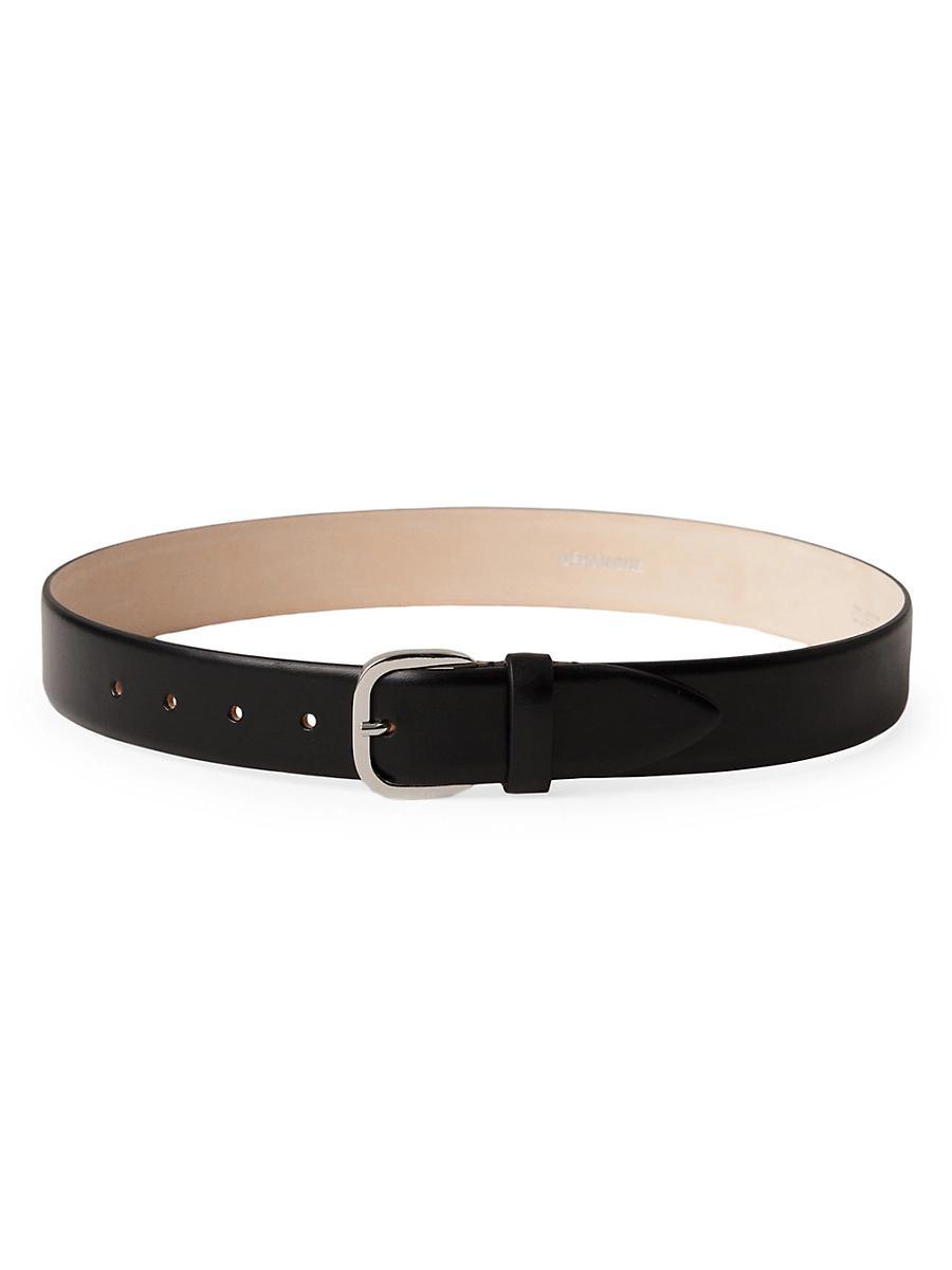 Womens Jeanne Leather Belt Product Image