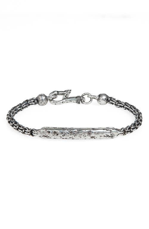 Mens Artisan Chain Link ID Bracelet Product Image