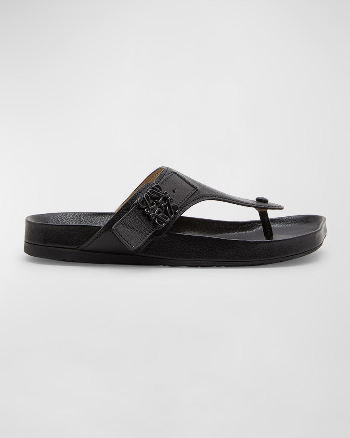 Womens Leather Thong Sandals Product Image