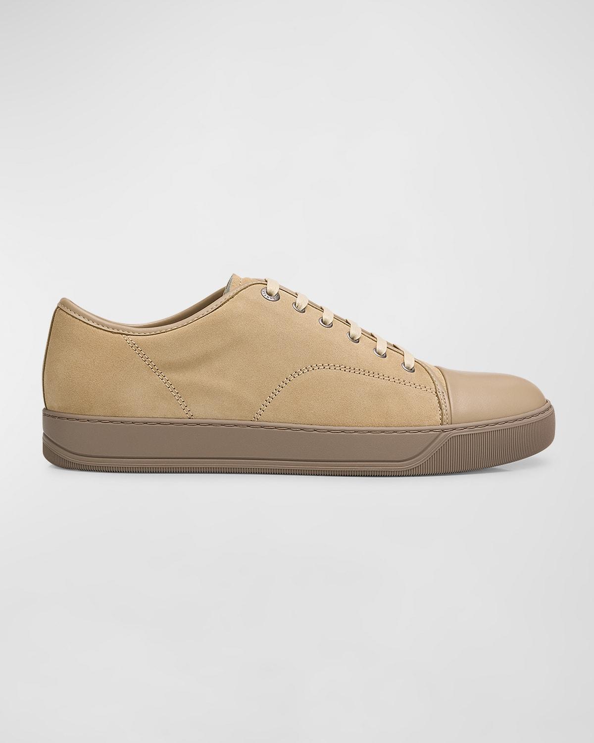 Men's Matte Cap-Toe Low-Top Sneakers Product Image