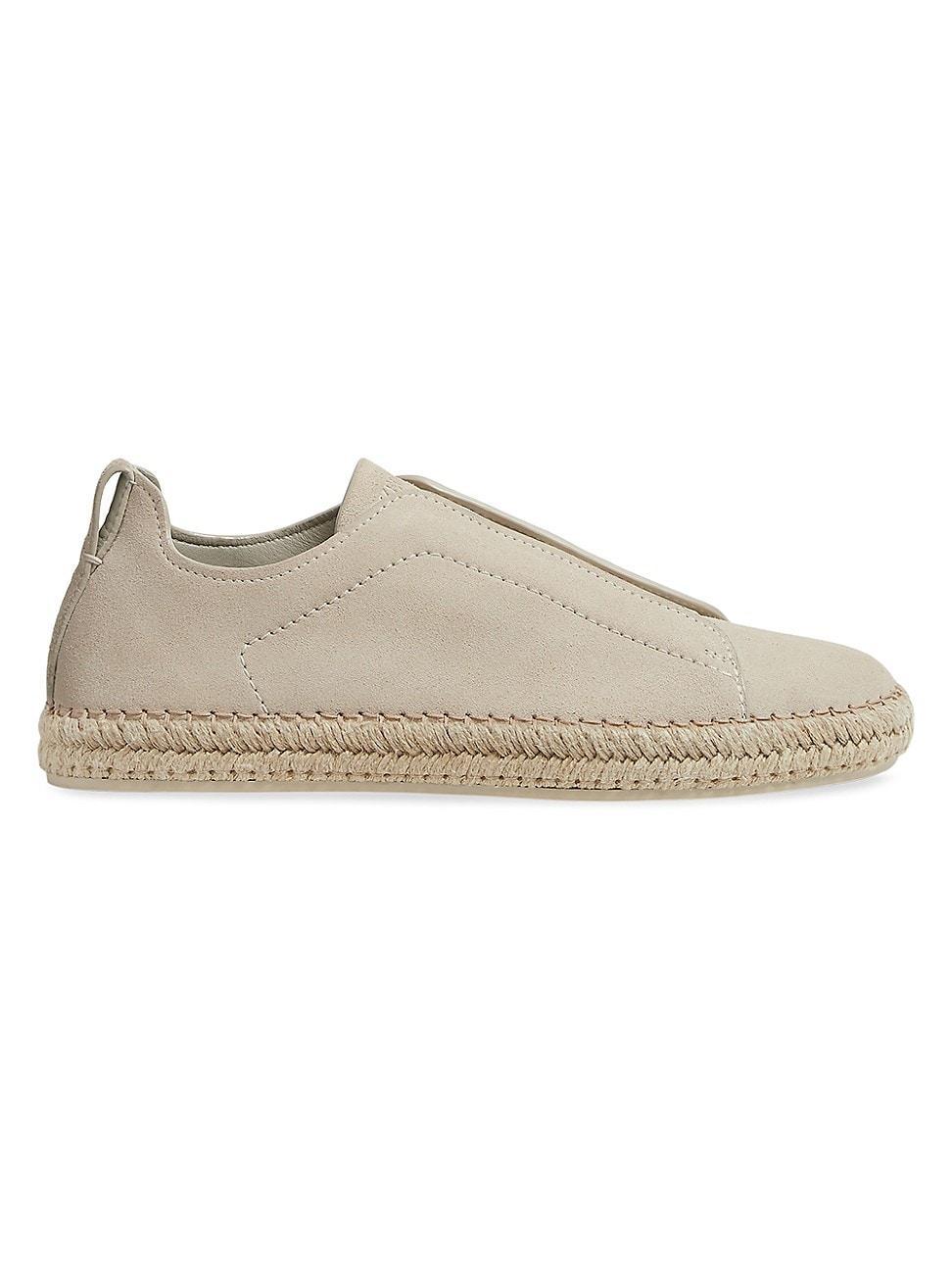 Mens Suede Triple Stitch Espadrilles Product Image