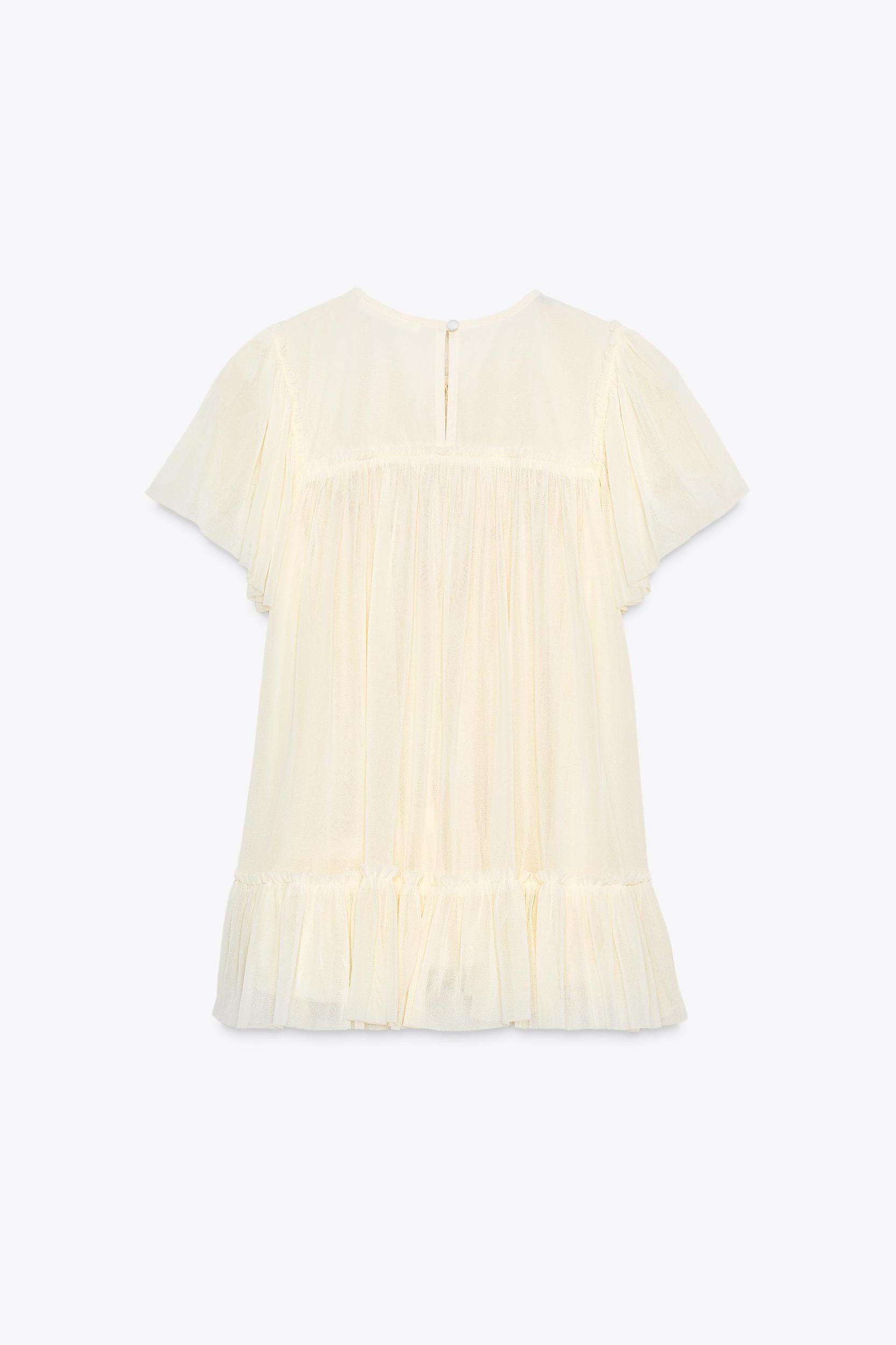 EMBROIDERED FLOWY TOP Product Image