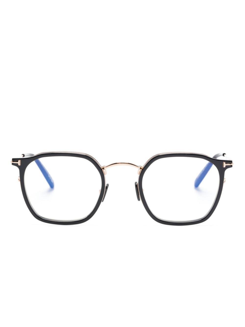 TOM FORD Square-frame Glasses In Black Product Image