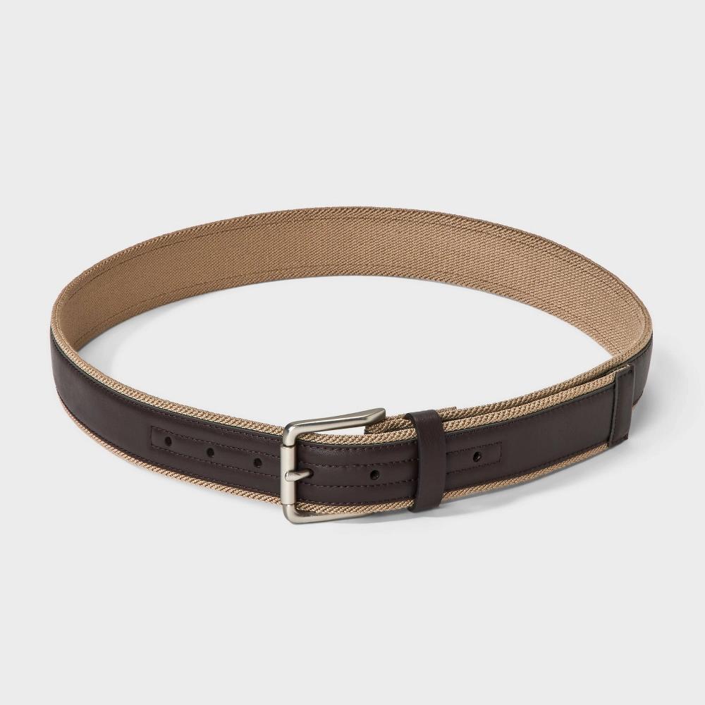 Mens Stretch Overlay Webbed Belt - Goodfellow & Co Product Image