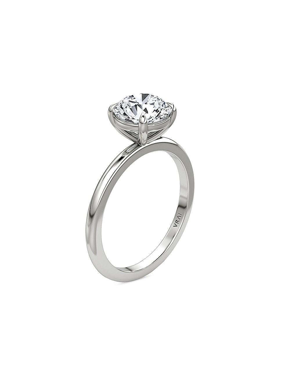 Womens VRAI x Saks Platinum & Lab-Grown Diamond Solitaire Engagement Ring/1.00-2.00 TCW Product Image