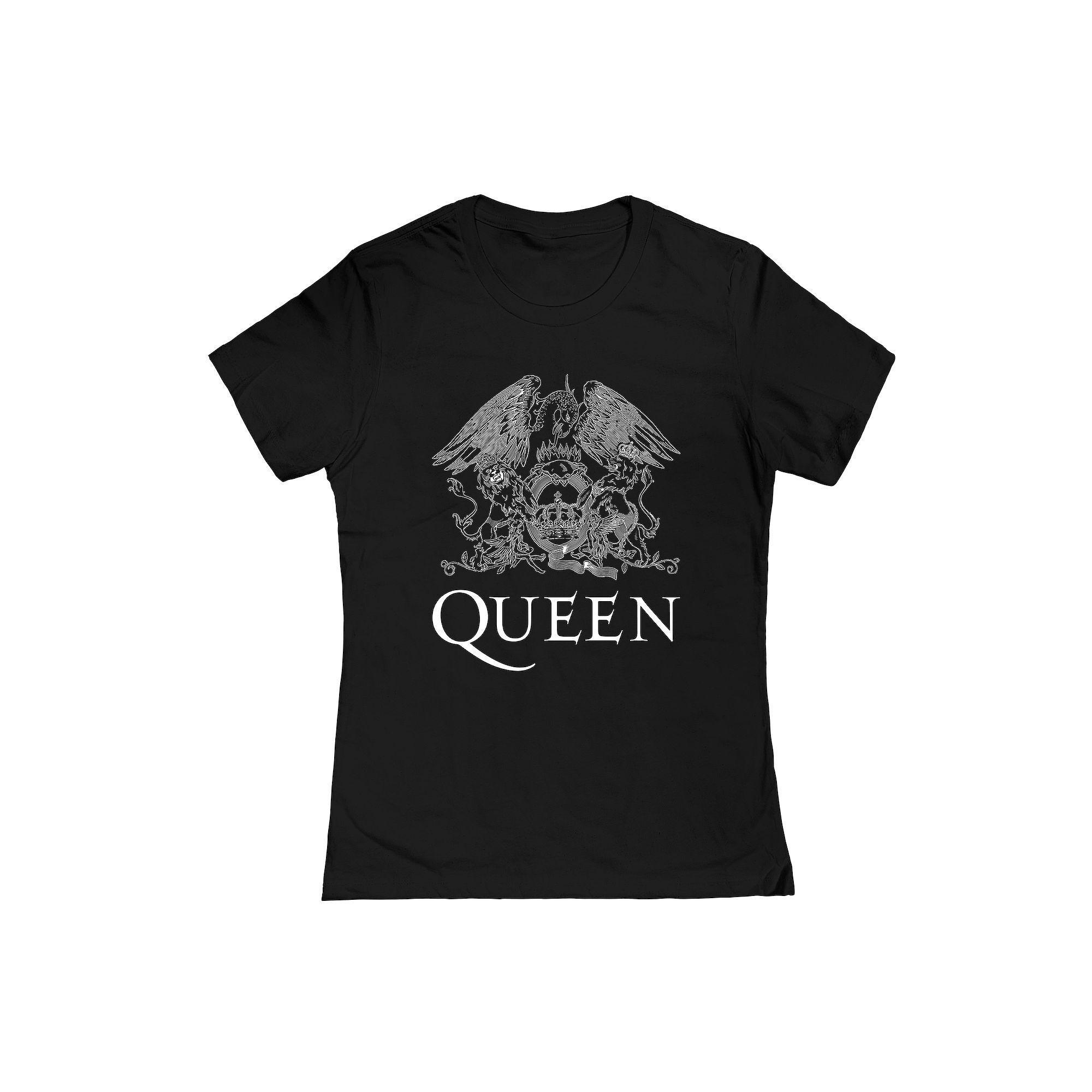 Juniors' Queen Logo Graphic Tee, Girl's, Size: Small, Black Product Image