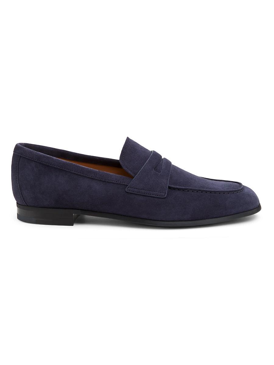 Mens Milton Suede Penny Loafers Product Image