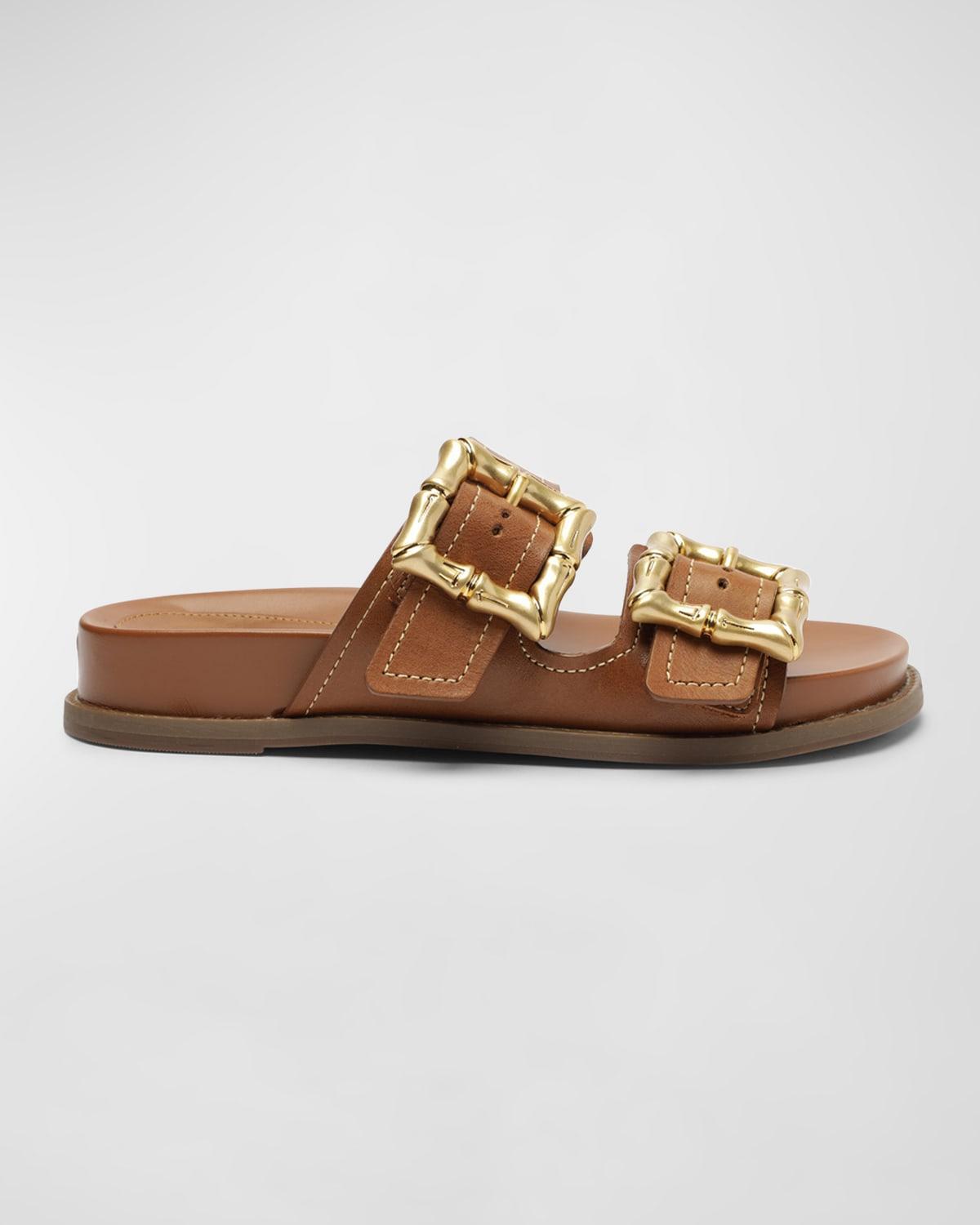 Enola Dual-Buckle Sporty Slide Sandals Product Image