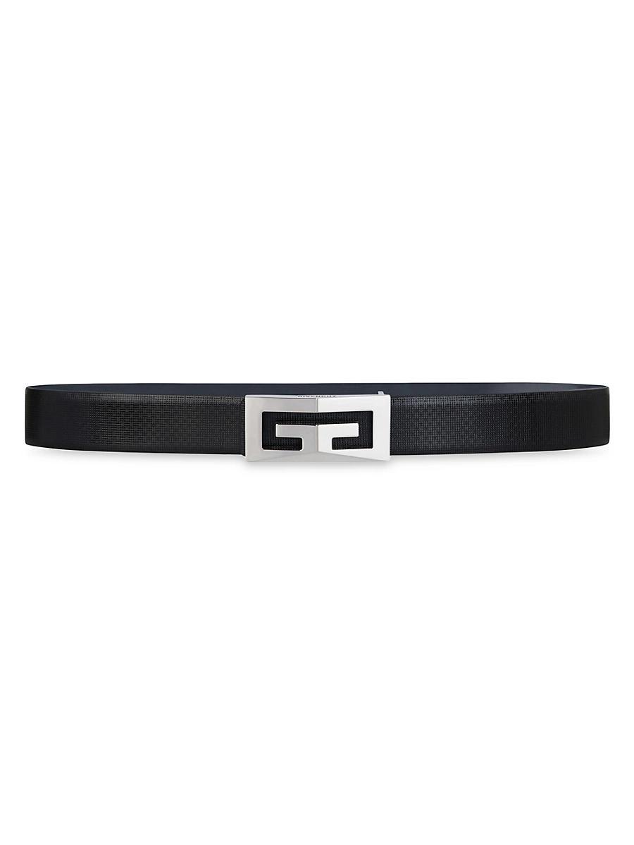 Mens 2G Reversible Belt in 4G Micro Leather Product Image