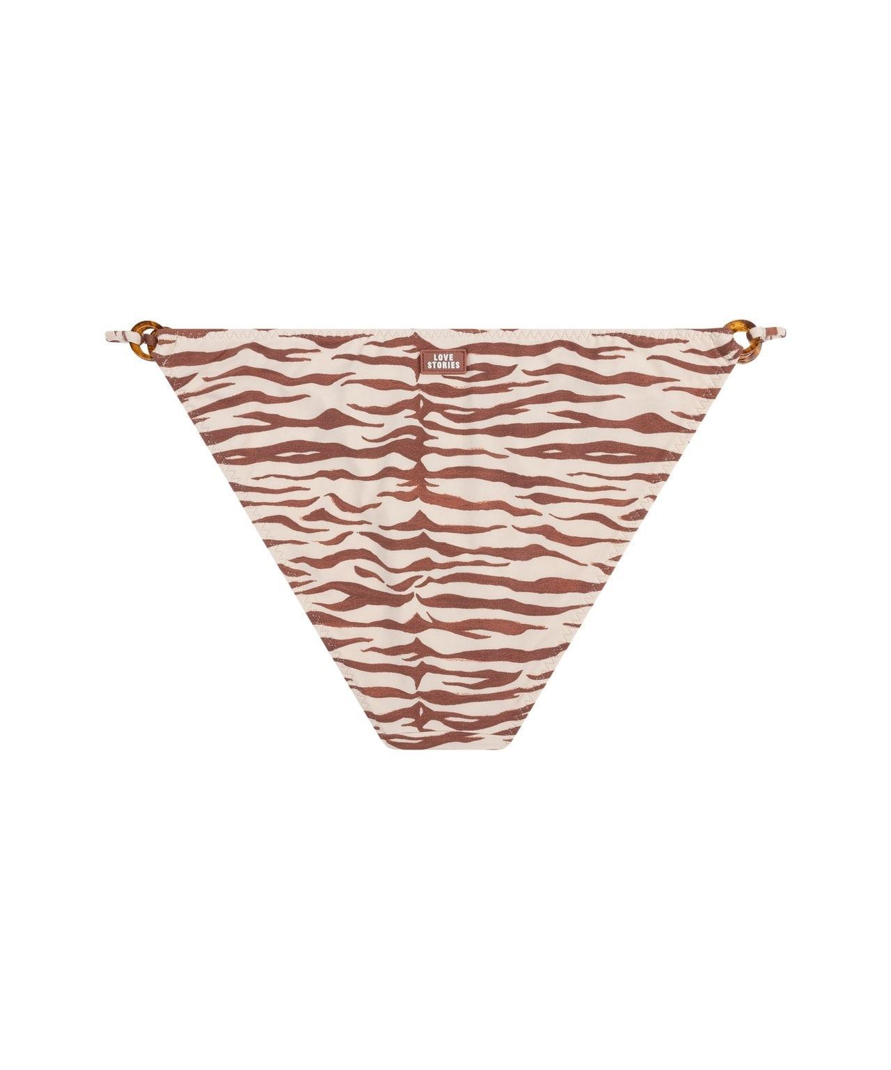 Bikini bottom with animal print Product Image