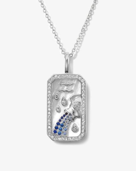 Zodiac Amulet Necklace - Silver Product Image