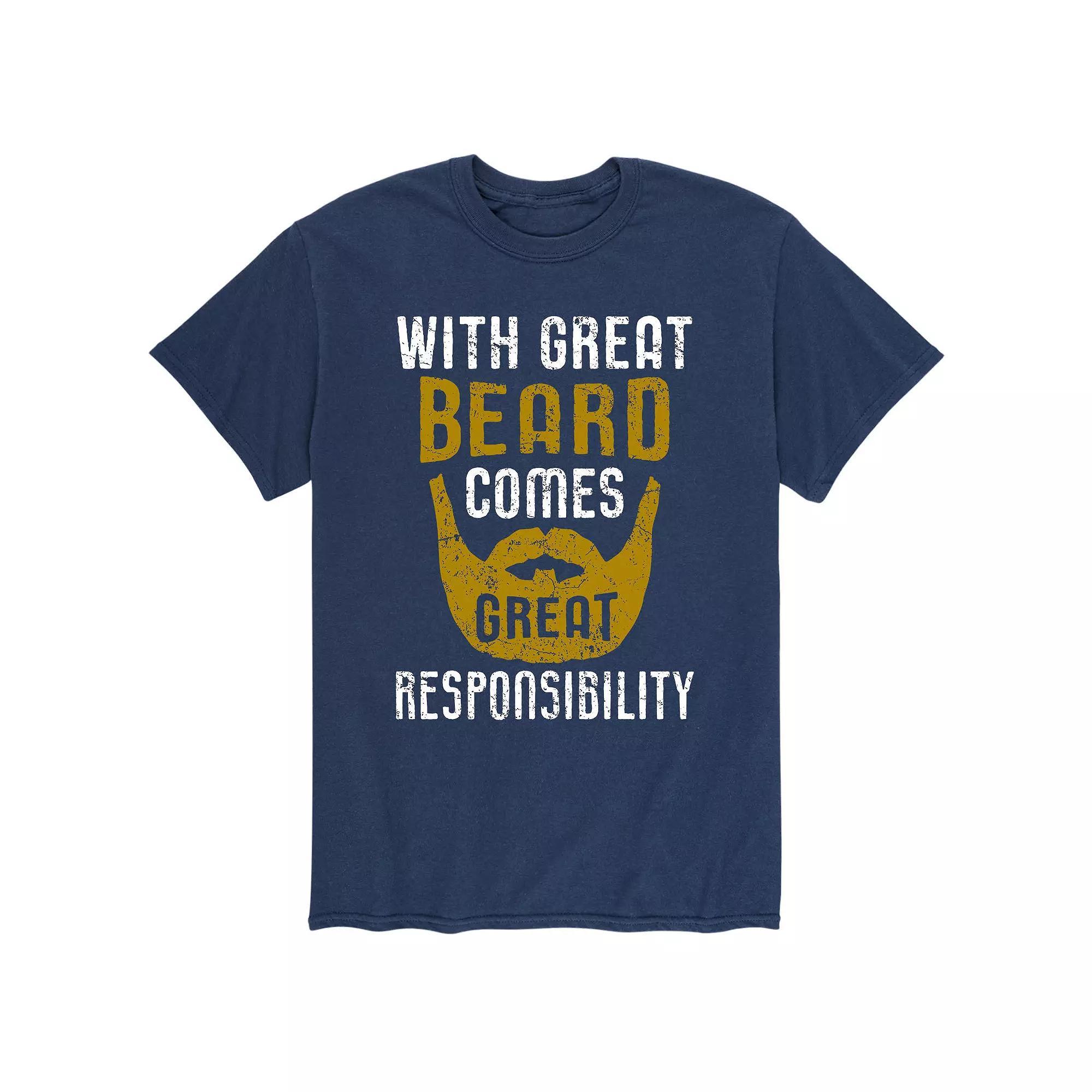 Men's With Great Beard Tee,  Product Image