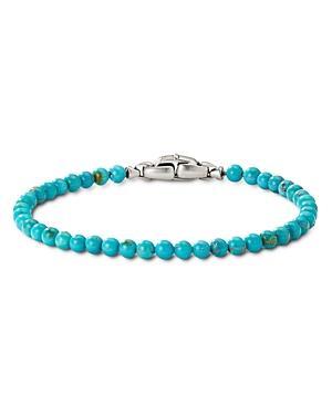 Mens Spiritual Beads Bracelet in Sterling Silver Product Image