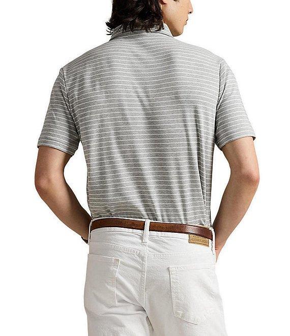 Polo Ralph Lauren Classic Fit Soft Cotton Stripe Short Sleeve Polo Shirt Product Image