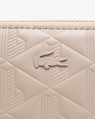 Maheki Zipped Embossed Leather Billfold Product Image