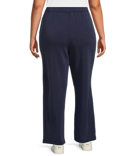 Skies Are Blue Plus High Rise Brushed Modal Blend Drawstring Pants Product Image