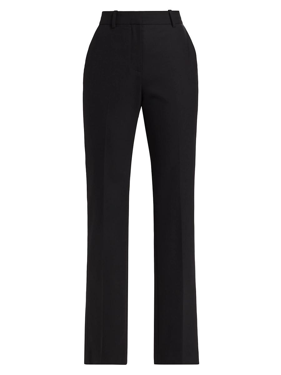 Womens Anita Stretch-Wool Straight-Leg Pants Product Image