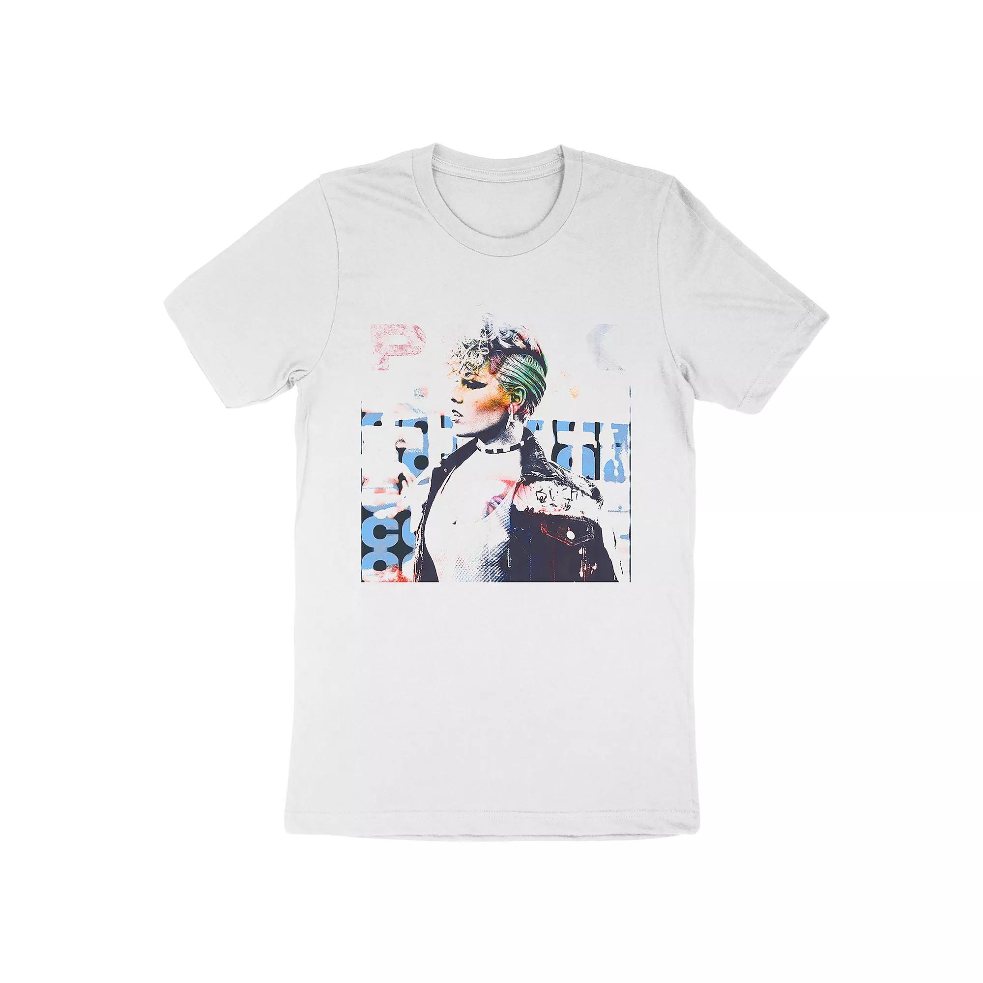 Men's Pink Tee, Size: Small, White Product Image