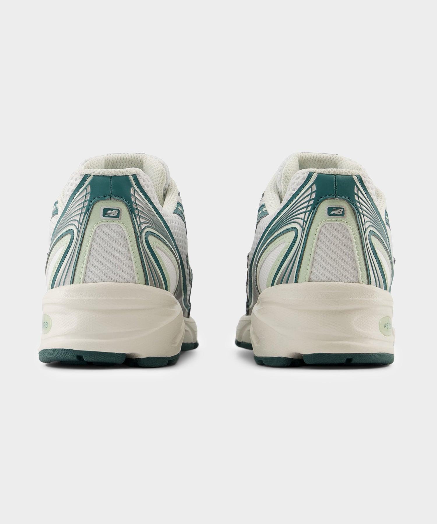 New Balance 740v2 in White + Marsh Green and Sea Salt Product Image