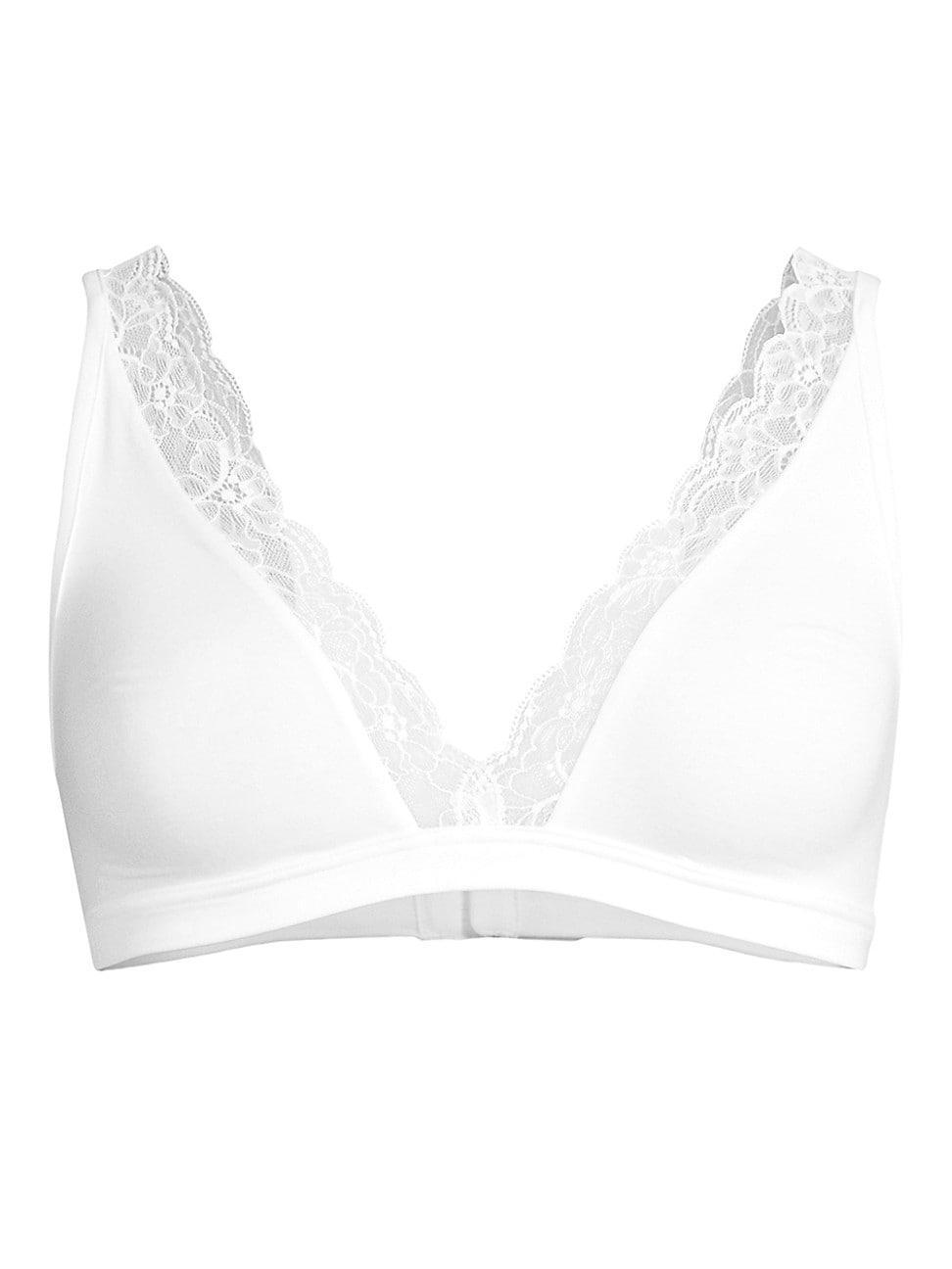 Cotton Lace Wire-Free Soft Cup Bra Product Image