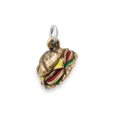 Enamel Cheeseburger Charm Product Image