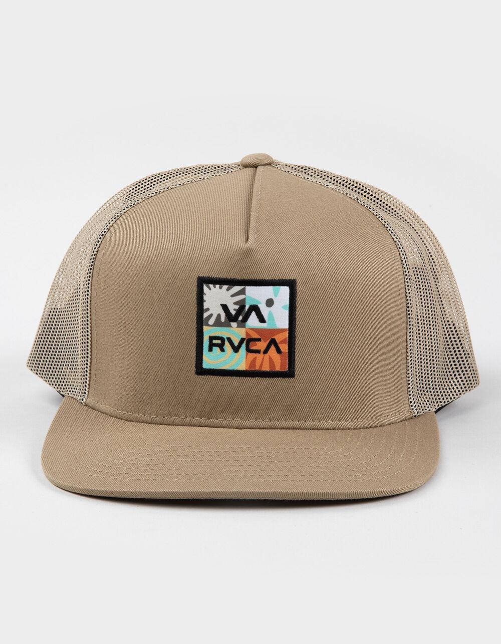 RVCA VA ATW Print Trucker Hat - TAN Product Image
