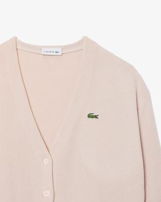 V Neck Cotton Cardigan Product Image