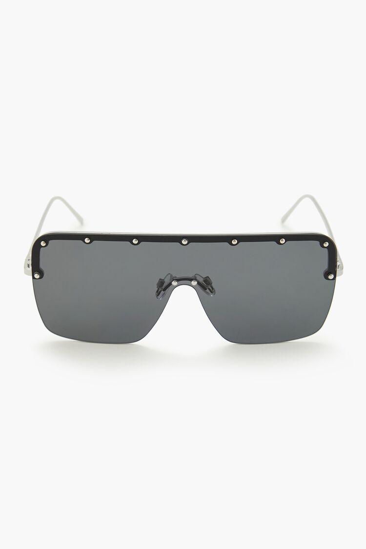 Studded Metal Shield Sunglasses | Forever 21 Product Image