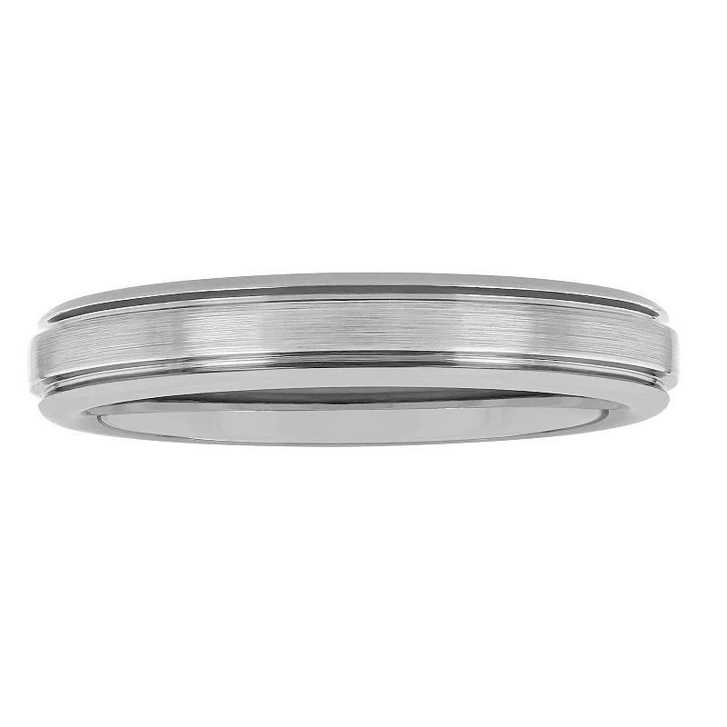 Mens Jewelry Nation Tantalum Beveled Edge Fashion Wedding Band Stainless Product Image