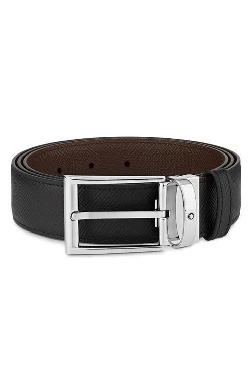 Mens Trapeze Adjustable Cut-to-Size Reversible Leather Belt Product Image