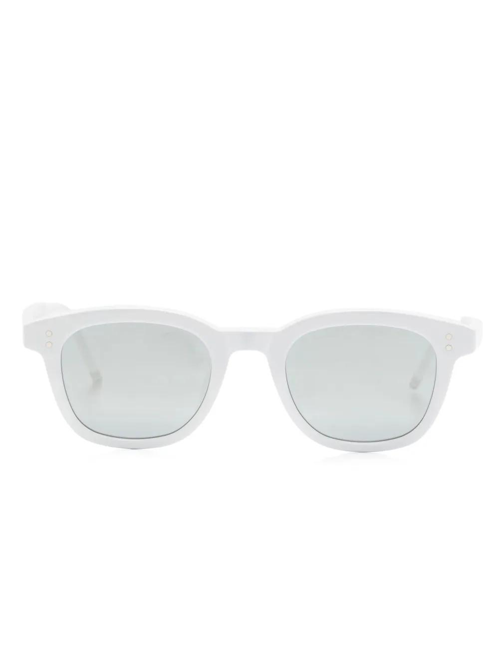 THOM BROWNE 921a Sunglasses In White Product Image