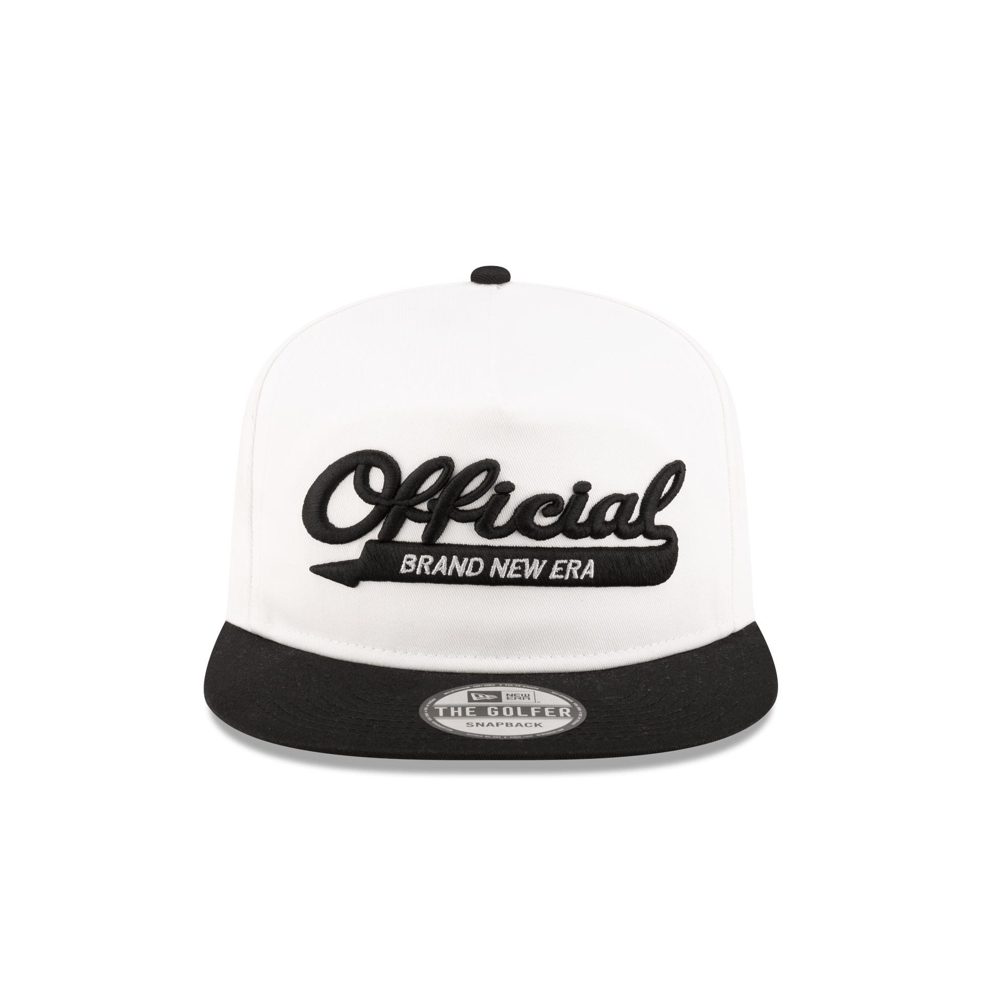 Brand New Era Official College White Golfer Snapback Hat Male Product Image