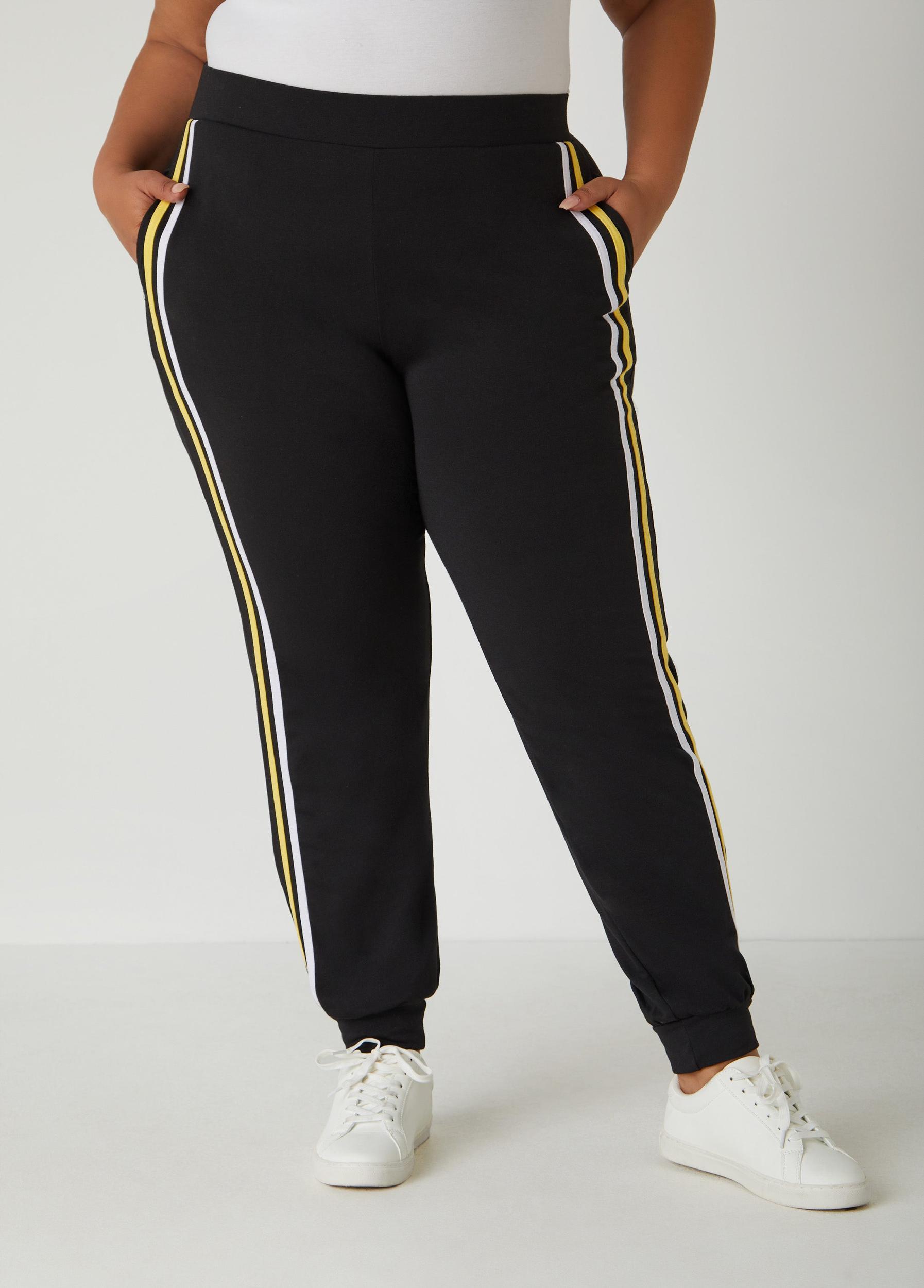 Striped Pull On Joggers Product Image
