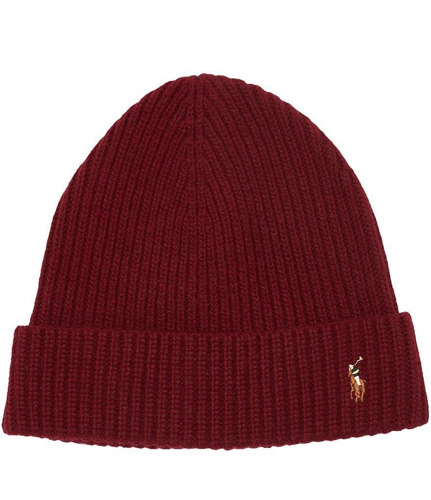 Polo Ralph Lauren Polo Player Cuffed Wool Blend Hat Product Image