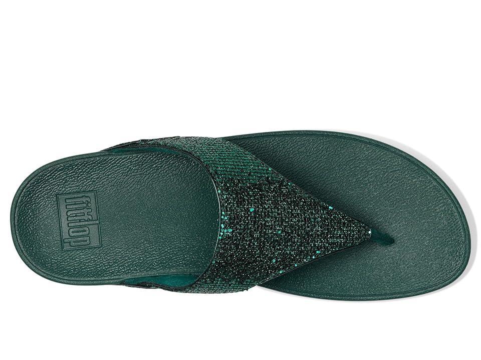 FitFlop Lulu Glitterball Toe-Post Sandals (Metallic Deep Teal) Women's Sandals Product Image