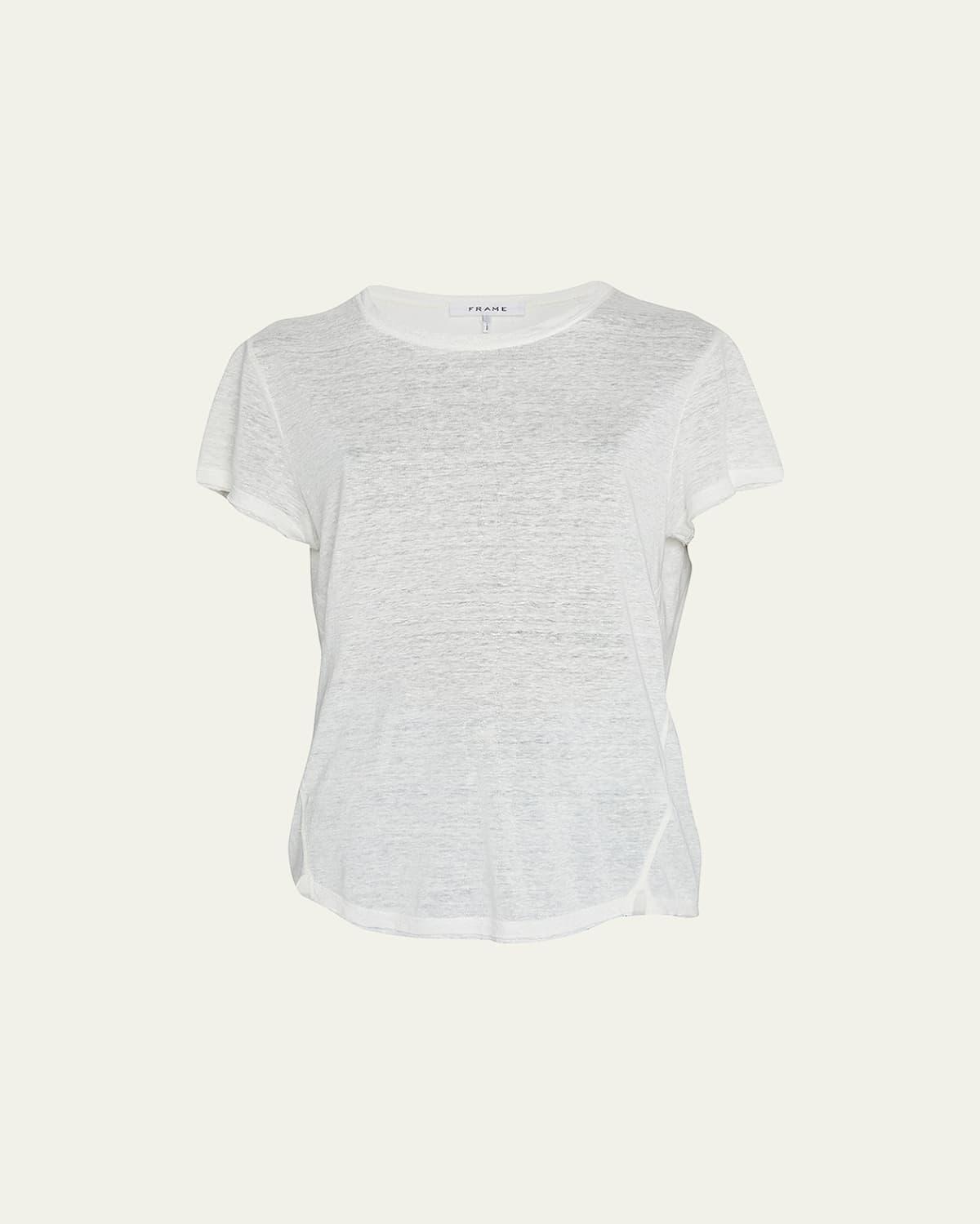 Womens Easy True Organic Linen T-Shirt Product Image