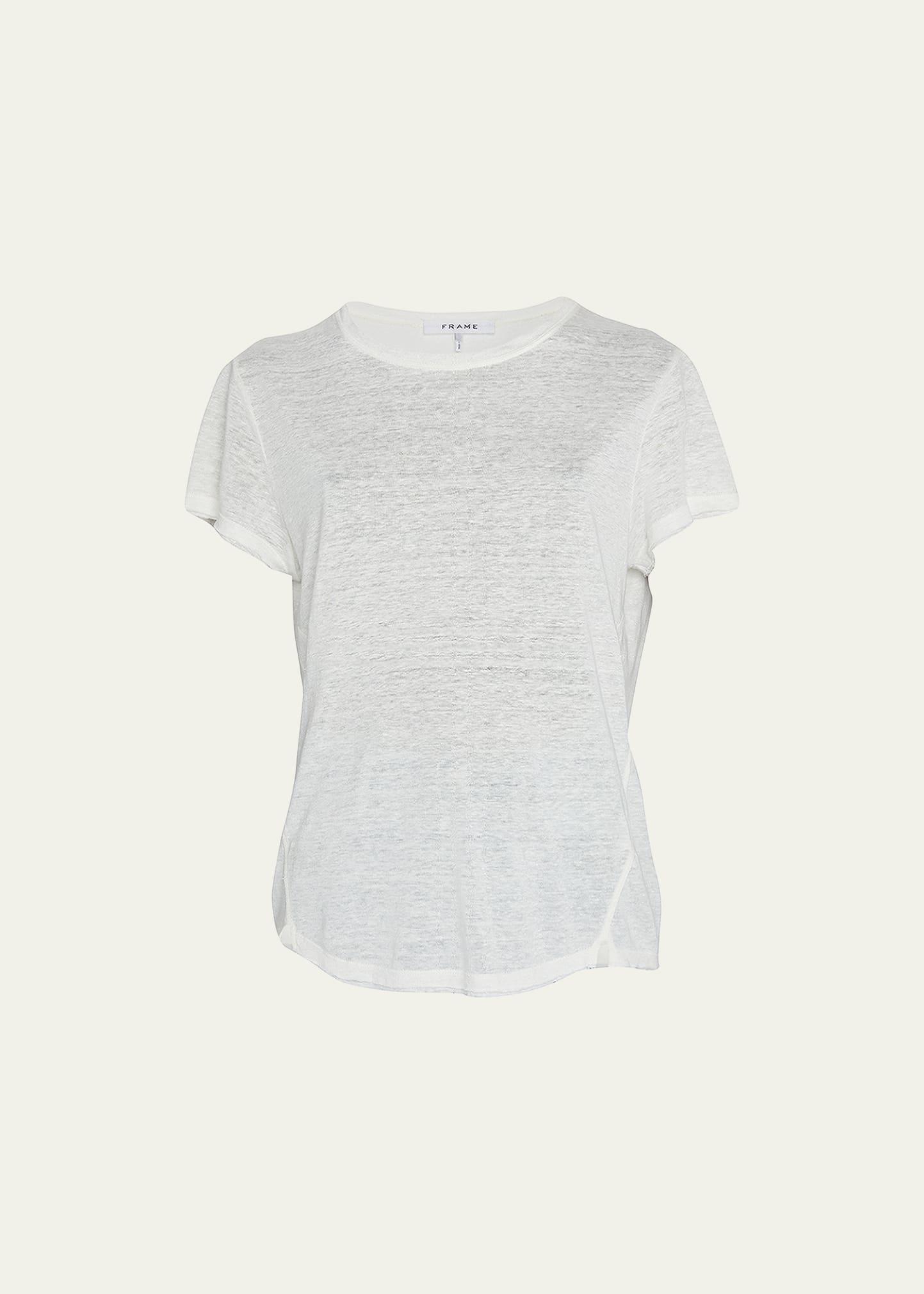 Womens Easy True Organic Linen T-Shirt Product Image