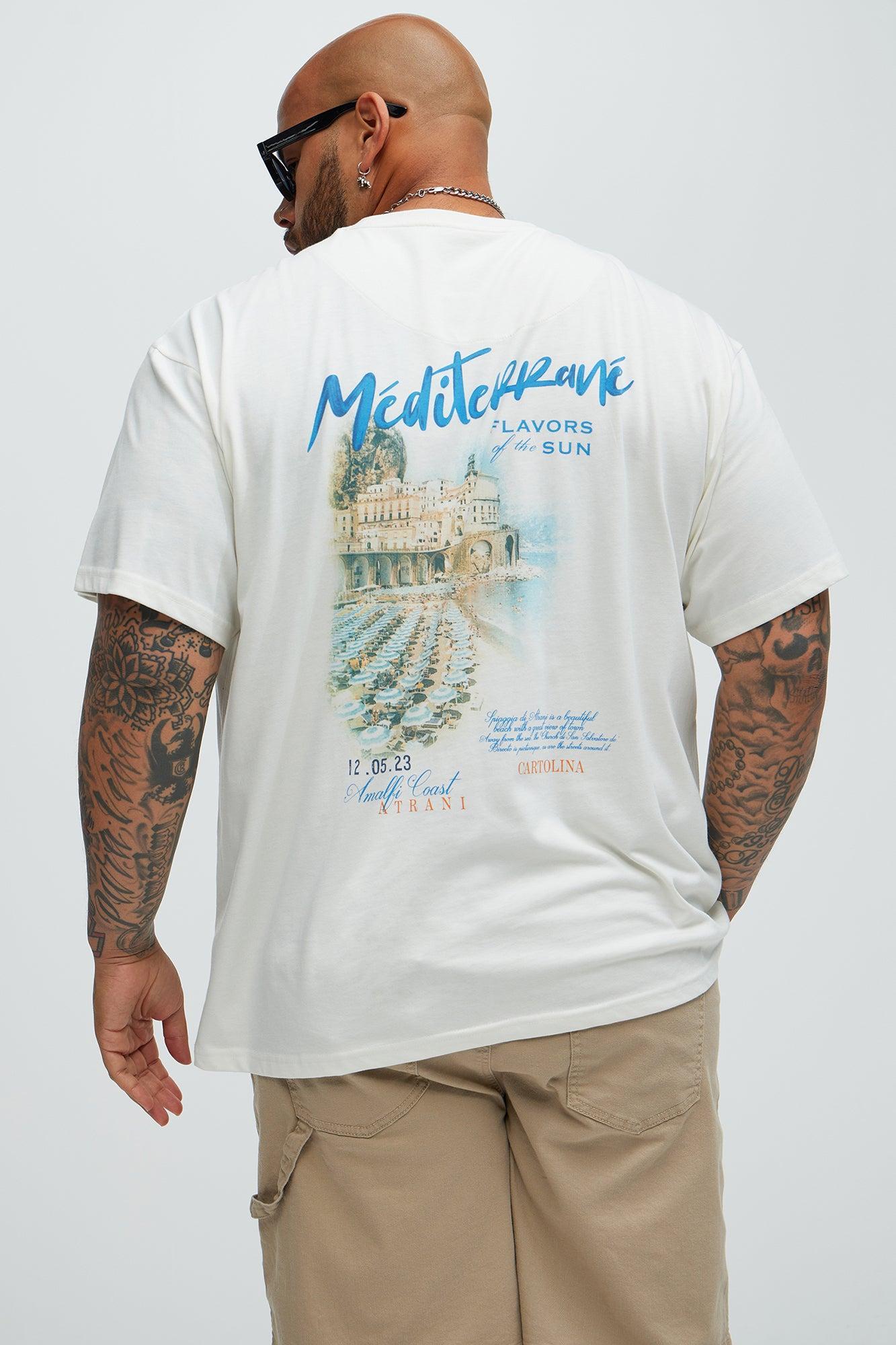 Mediterrane Short Sleeve Tee - Cream Product Image
