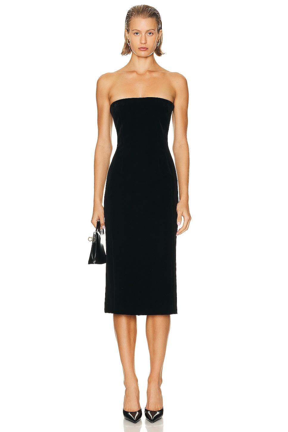 Ferragamo Strap Dress Black. (also in ). Product Image