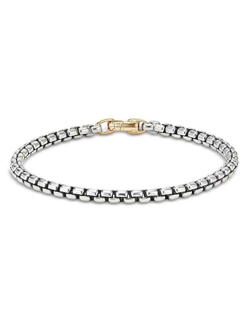 Womens Box Chain Bracelet in Sterling Silver Product Image