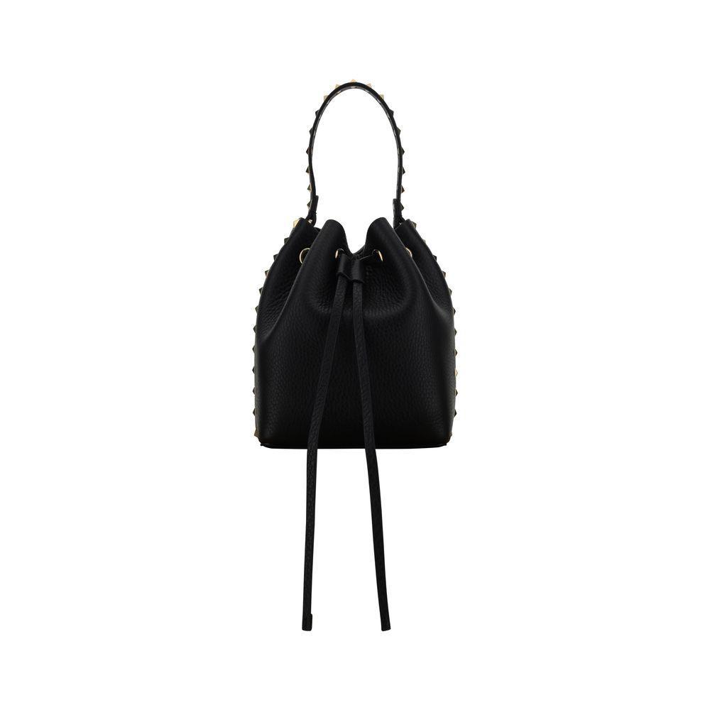 VALENTINO GARAVANI Drawstring Bucket Women's Bag In Black Product Image