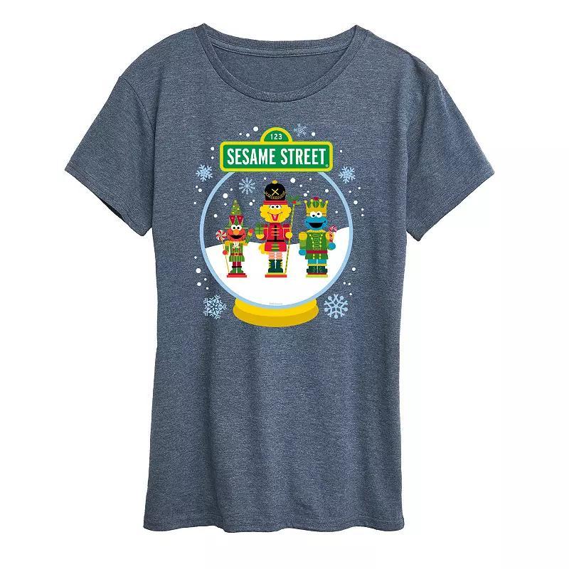 Women's Sesame Street Snow Globe Graphic Tee, Girl's,  Product Image