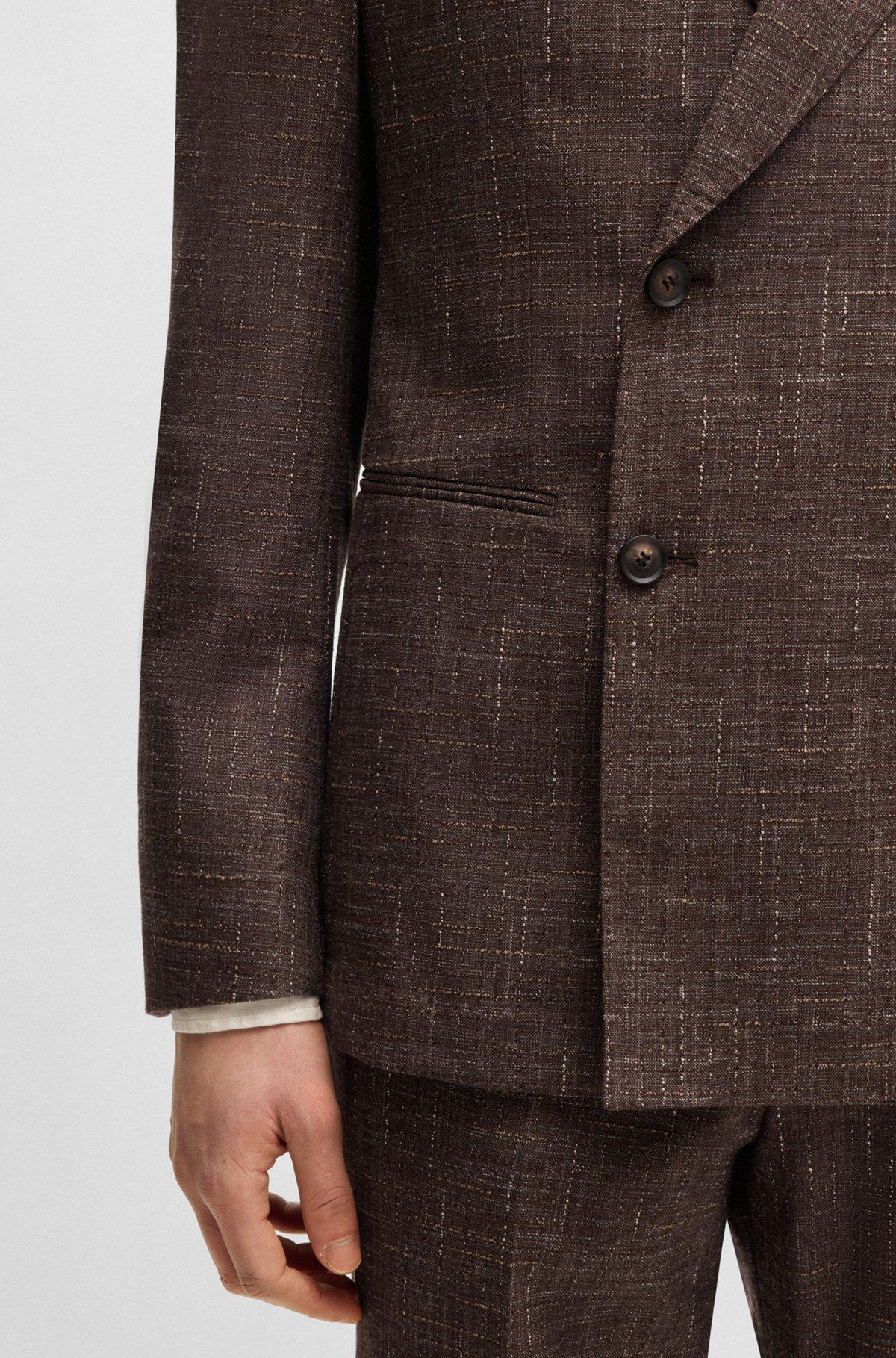 Two-piece suit in patterned tweed Product Image