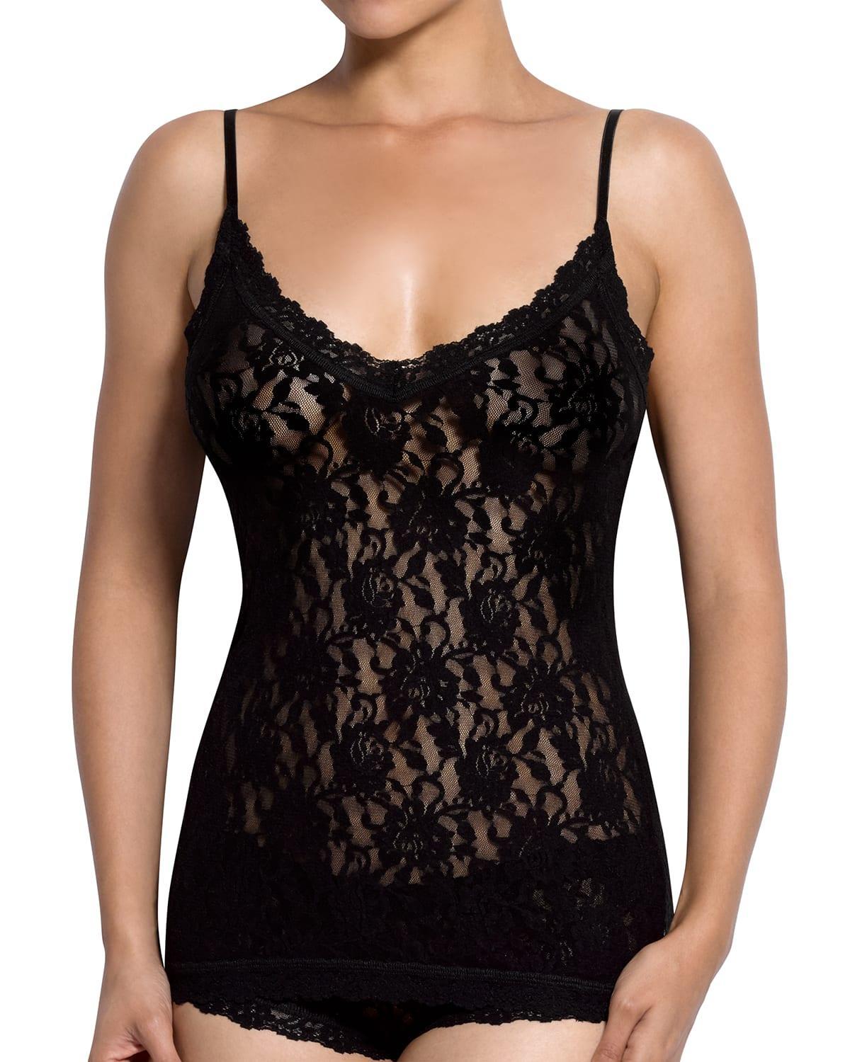 Hanky Panky Signature Lace V Front Cami Black XS Product Image