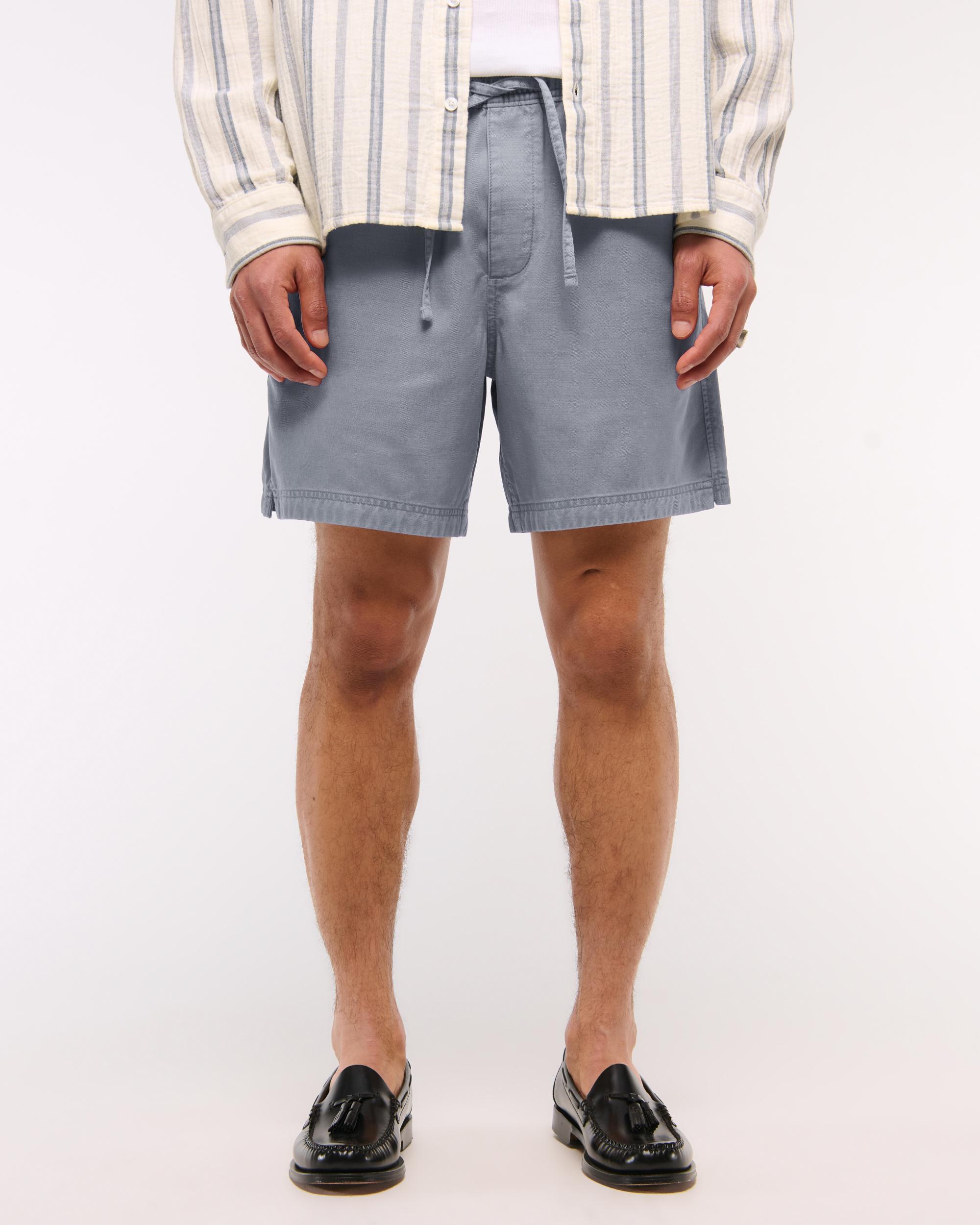 Cotton-Blend Pull-On Short Product Image