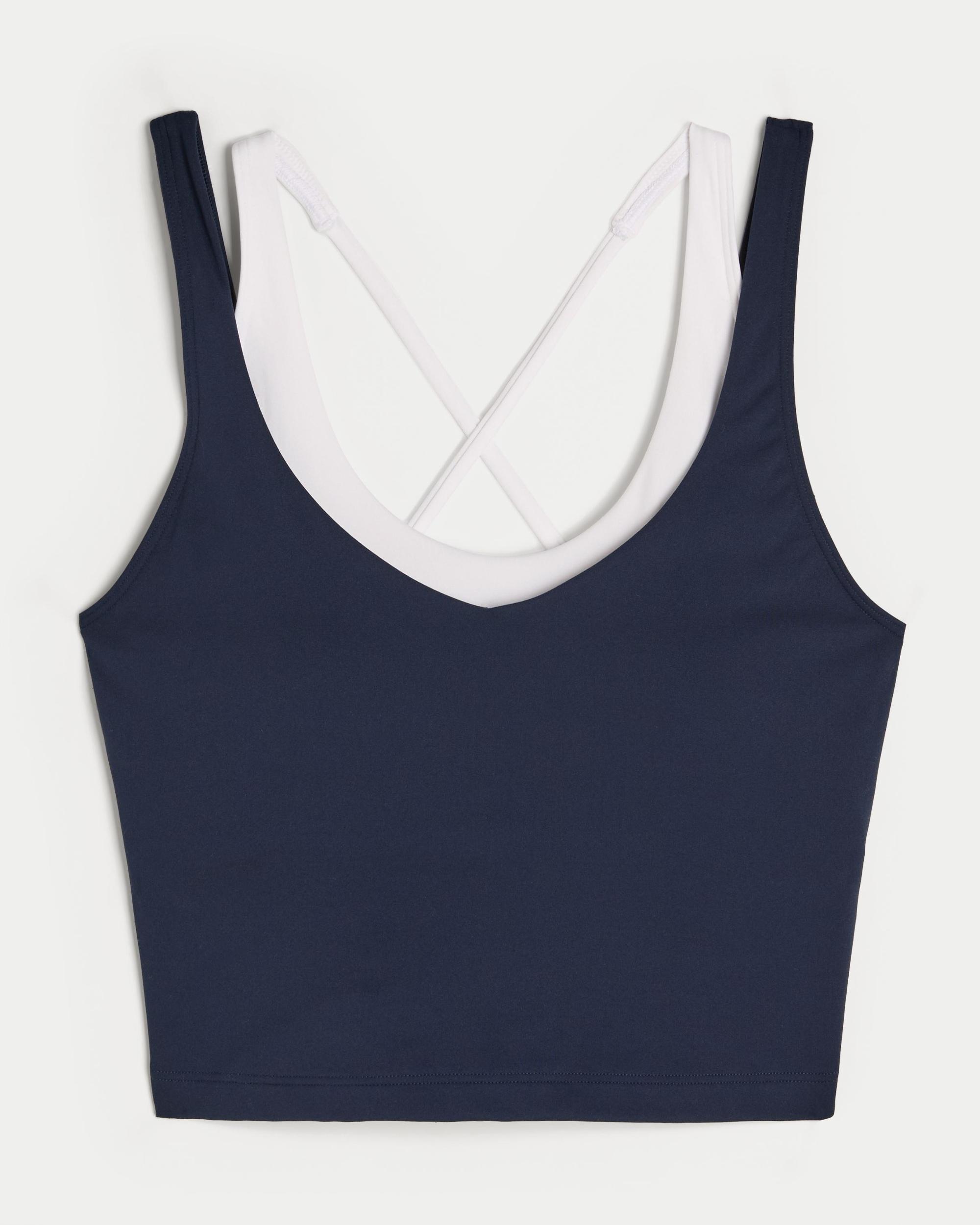 Gilly Hicks Active Boost Layered Plunge Tank Product Image