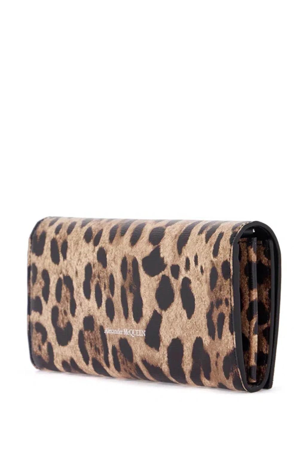 ALEXANDER MCQUEEN Mini Animal Print Eco-leather Crossbody Bag In Multi Product Image