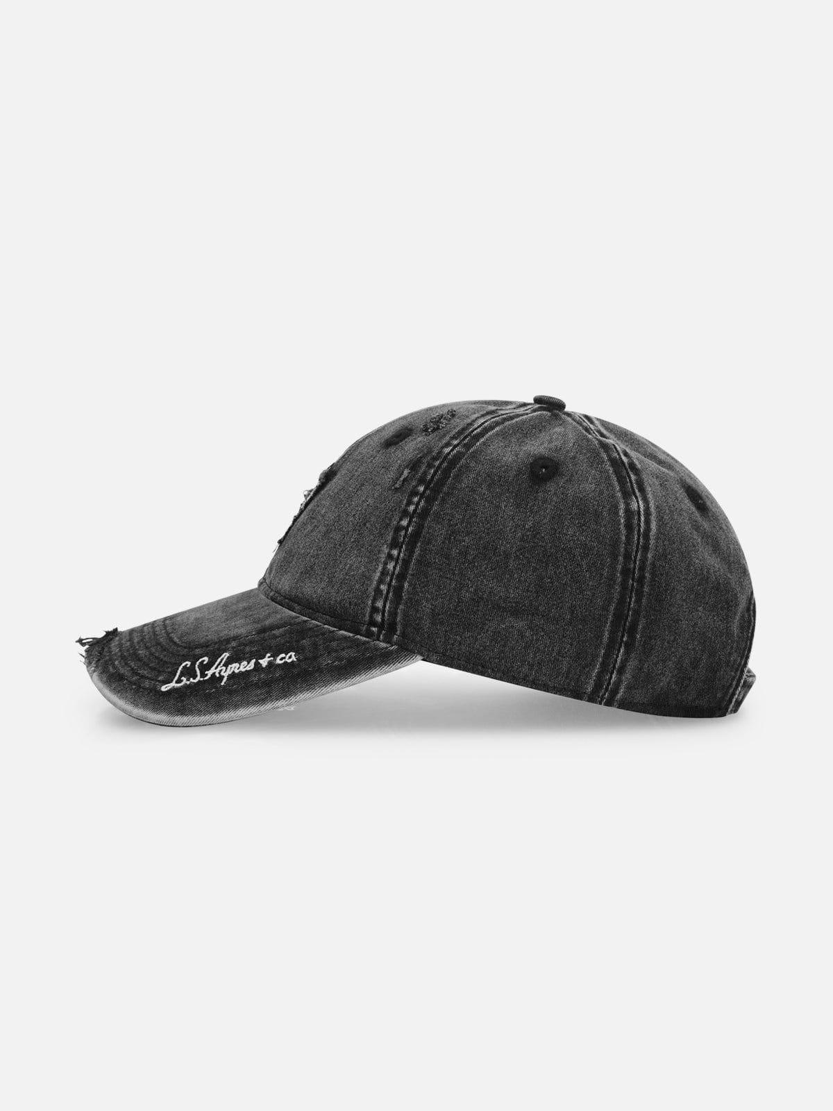 Number Washed Distressed Cap Product Image