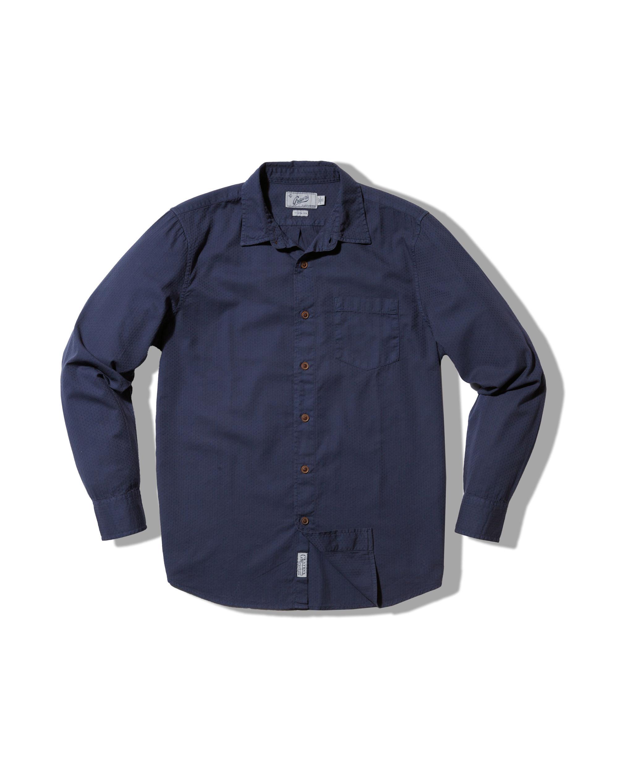 Lorenzo Dobby Weave Shirt - Old Navy Product Image