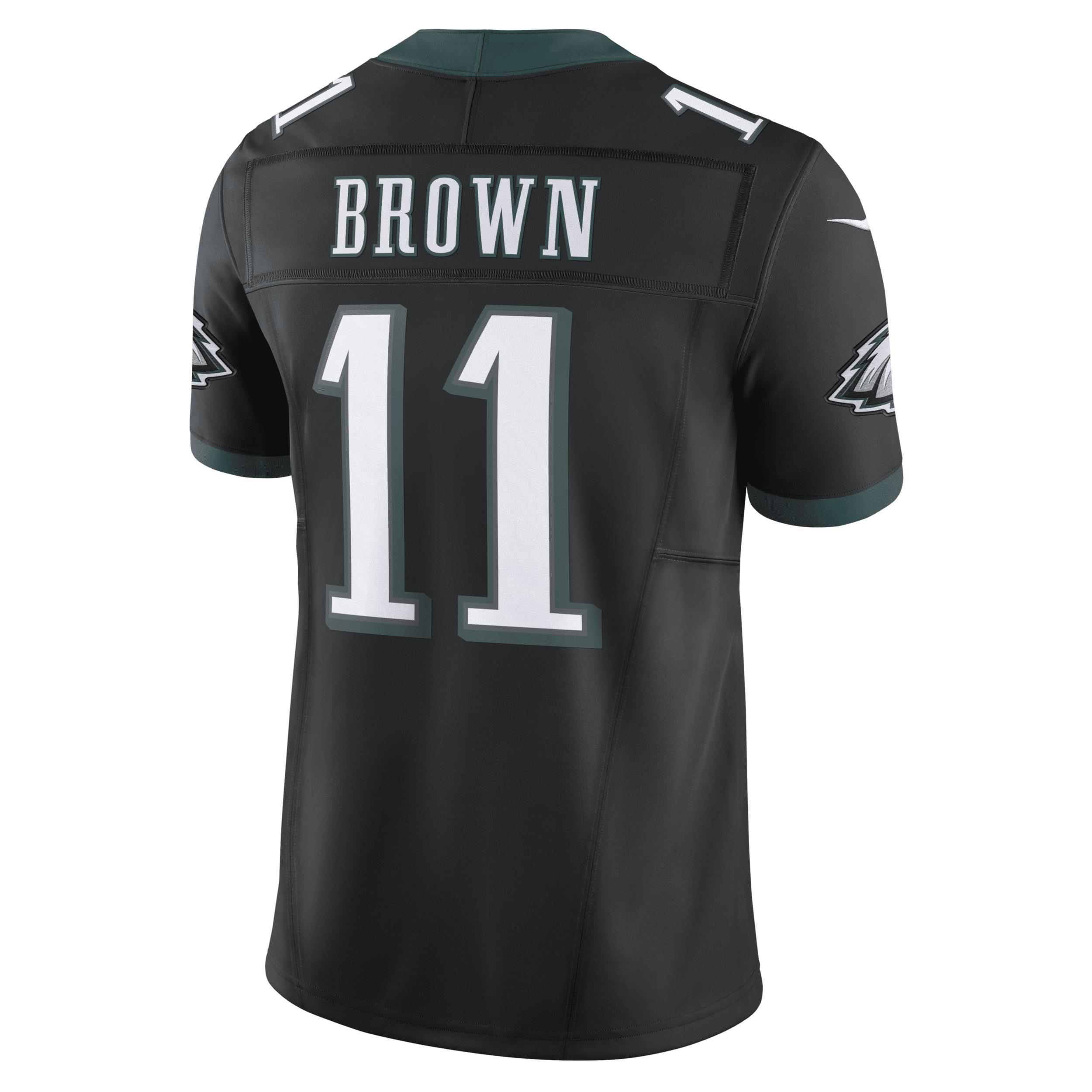 Men's Nike A.J. Brown Black Philadelphia Eagles Alternate Vapor F.U.S.E. Limited Jersey, Size: Medium Product Image